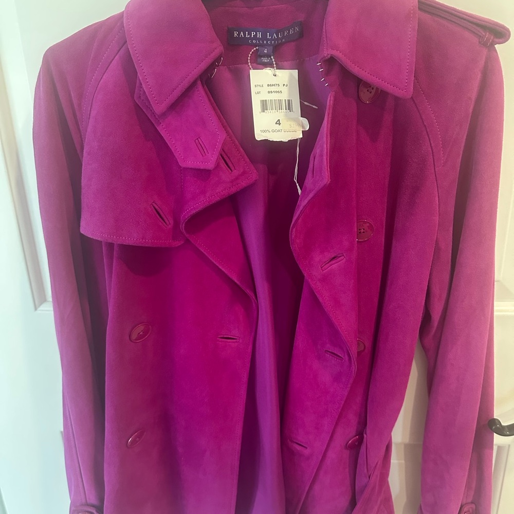 Ralph Lauren Collection Safari Suede Jacket